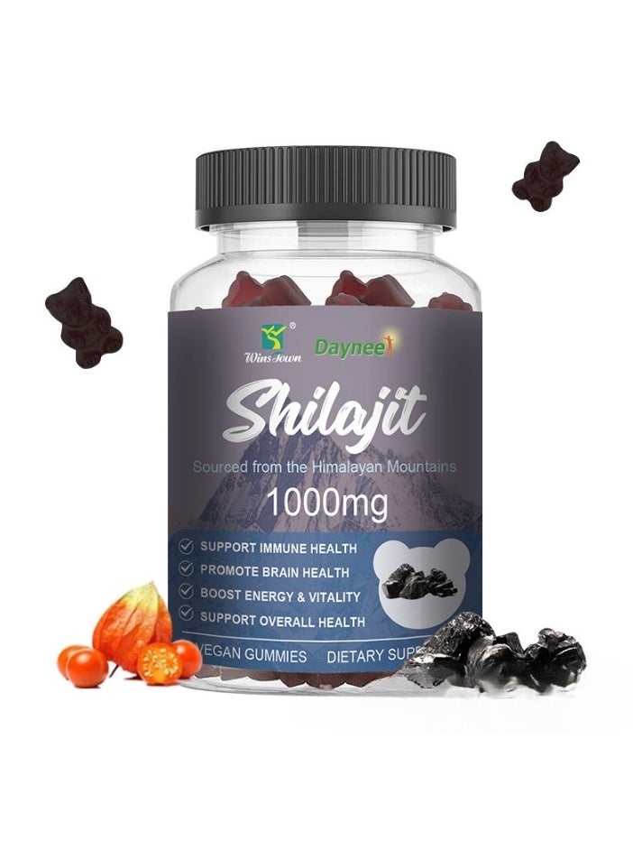 Wins Town Shilajit Resin, Pure Natural Shilajit Catnip Gummies, Harmless Energy Booster Shilajit Mineral, Safe Effective Healthy Dietary Supplements For Immune System Satmina  - Image 1