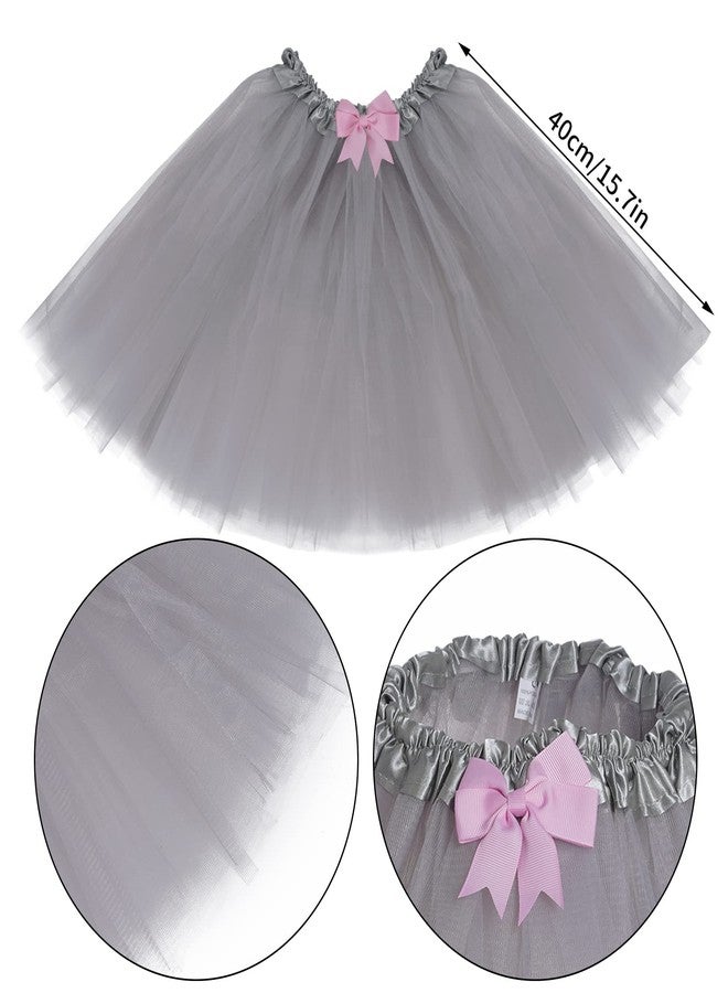 Dxhycc Grey Elephant Costume Set Elephant Ears Headband Bow Tie Tail Tutu for Animal Fancy Costume Kit Halloween Cosplay Party - Image 5