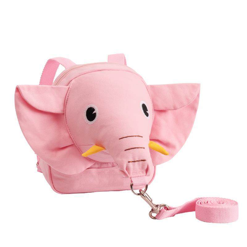 Child Anti-lost Backpack Elephant Design Pink Elephant 