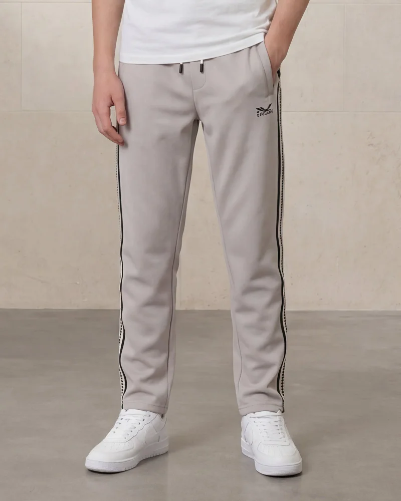 Redtag Senior Boys Grey Printed Active Pants