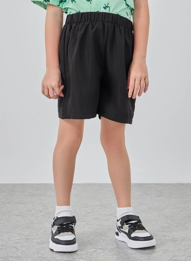 Take Two Take Two Dinosaur Print Shirt and Shorts Set
