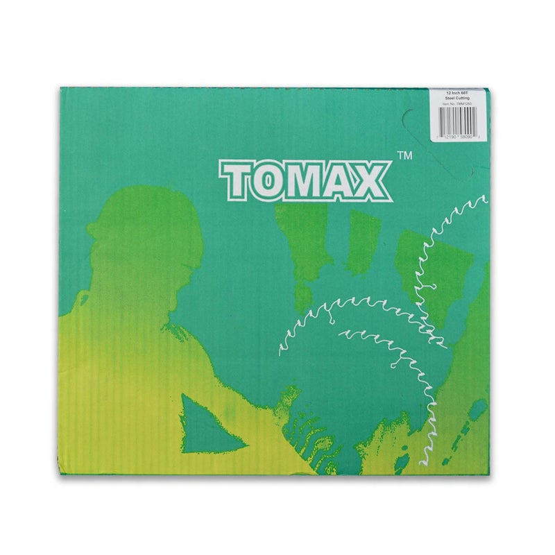 TOMAX 12 Inch 60 Tooth Industrial Level Steel and Ferrous Metal Saw Blade with 1 Inch Arbor - Image 3