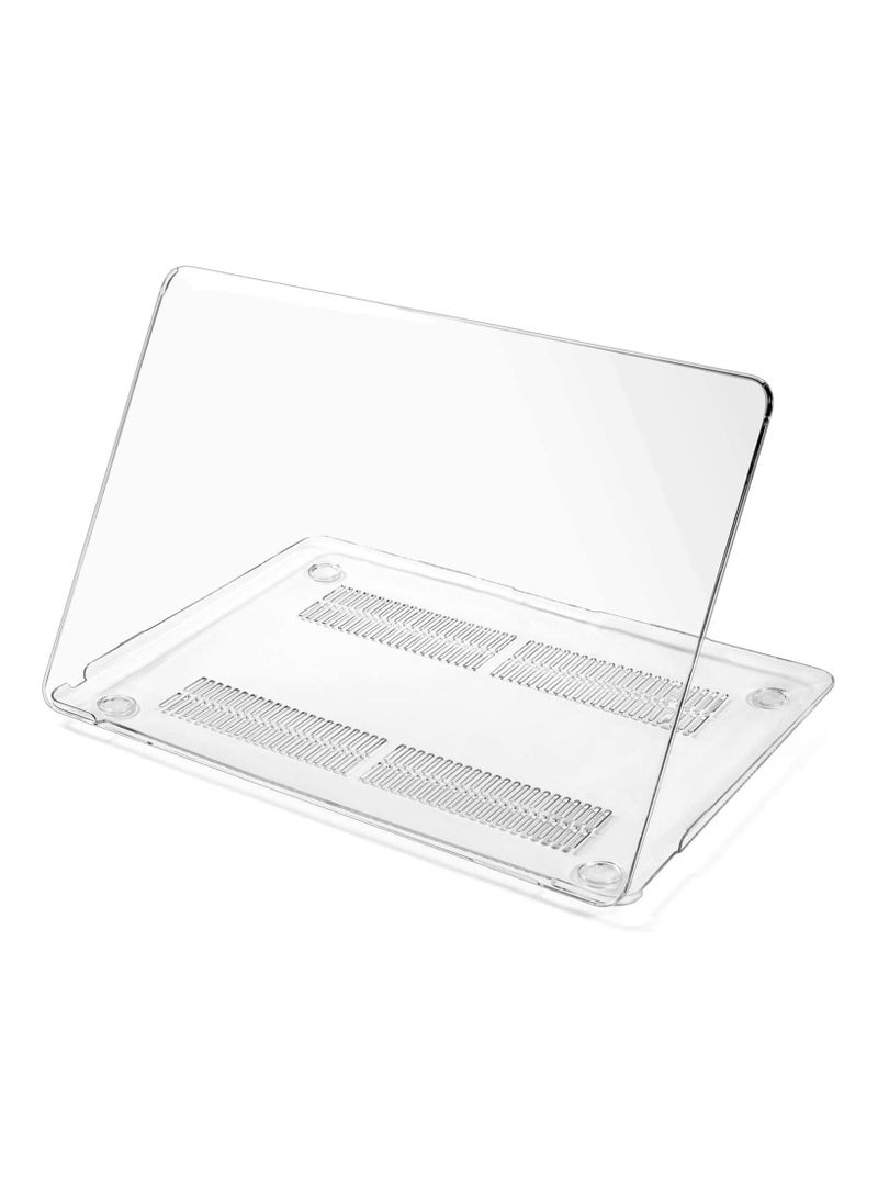 MacBook Air M2 Case 2022 13.6 inch A2681 Clear Plastic Hard Shell Case Protector for Newest M2 MacBook Air 13.6 with Touch ID Crystal Clear - Image 1