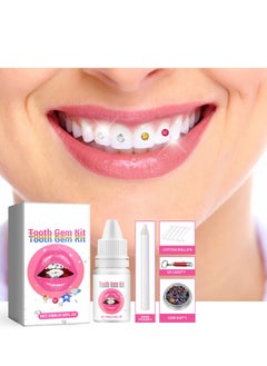 EELHOE Dental Gemstone Set,Dental Jewelry Set with Light,Professional DIY Dental Gemstone Set,Fashion Dental Crystal Sweet Smile Gemstone  - Image 1