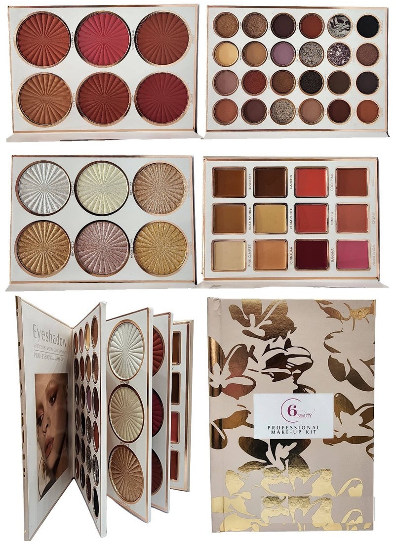 6 BEAUTY - Professional Make UP Kit - Image 1