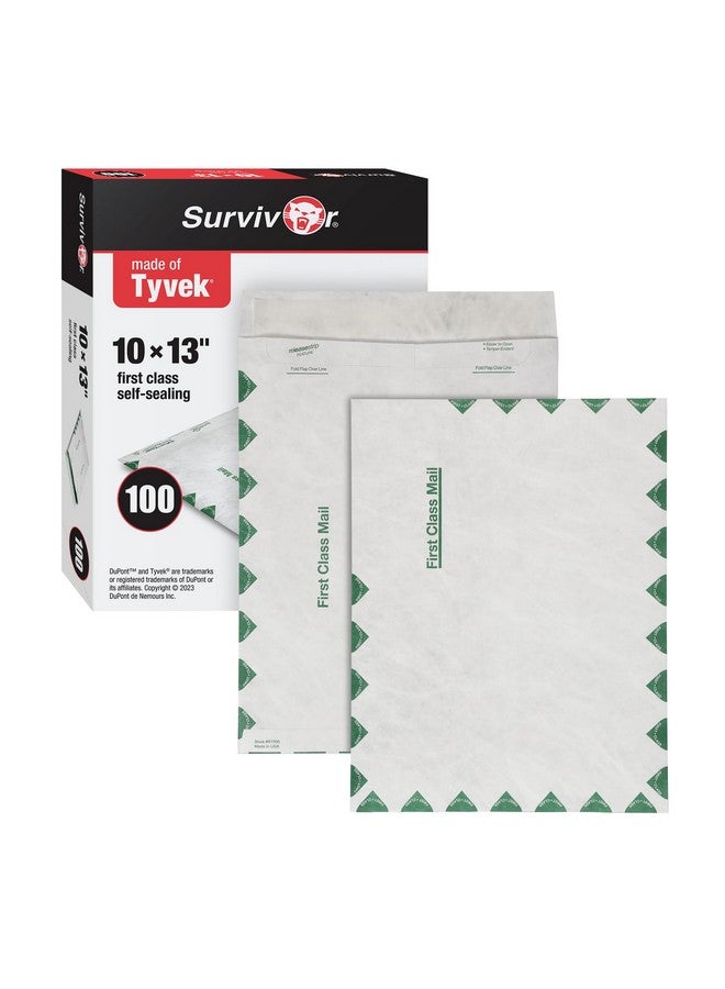 Quality Park R1590 Survivor Tyvek Usps First Class Mailer 10 X 13 White Pack Of 100 - Image 1