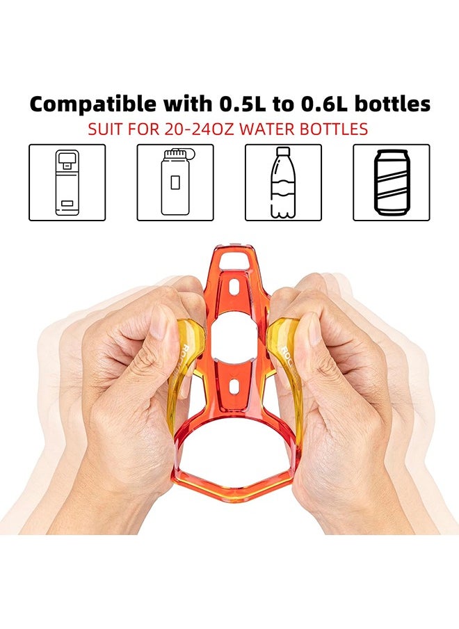 Rockbros - Bike Water Bottle Holder Ultra-Light Bicycle Bottle Cages With Screws Tool, Universal Bike Cup Holder Rack For Road Mtb Bikes… - Image 1