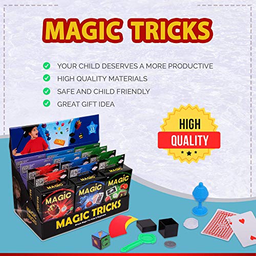 Playkidz 12 Packs of Magic Trick for Kids  Party Favors Magic Set with Over 15 Tricks Each Made Simple Magician Pretend Play Birthday IndoorOutdoor Fun Games - Image 5