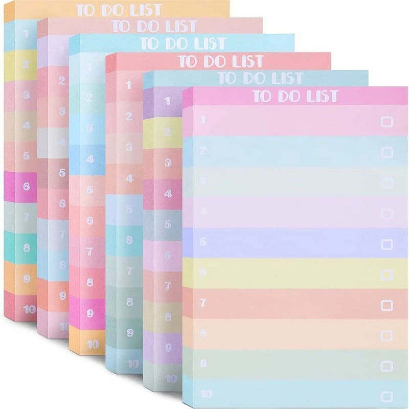 50 Sheets Sticky Notes Kawaii Portable Self Adhesive Multicolors To Do List Notepad Style1 - Image 5