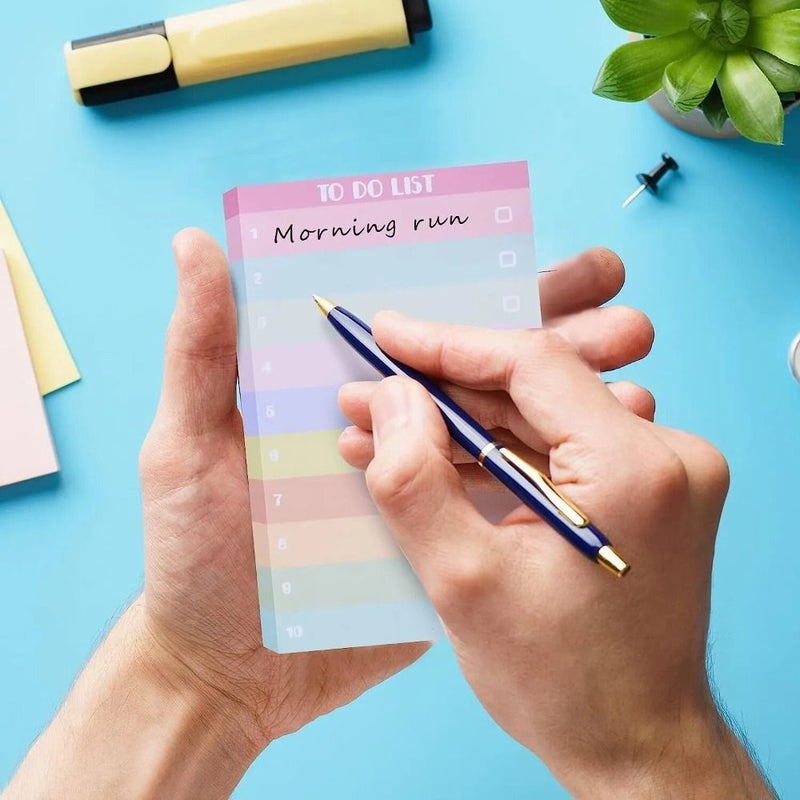 50 Sheets Sticky Notes Kawaii Portable Self Adhesive Multicolors To Do List Notepad Style1 - Image 3