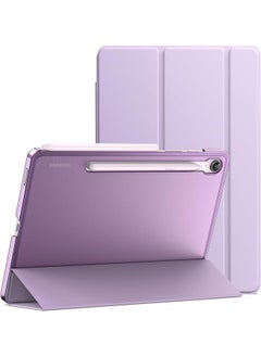 Jetech Case For Samsung Galaxy Tab S9 Fe 10.9 Inch Slim Translucent Back Tri Fold Stand Protective Tablet Cover Support S Pen Charging Auto Wake Sleep Lavender  - Image 1