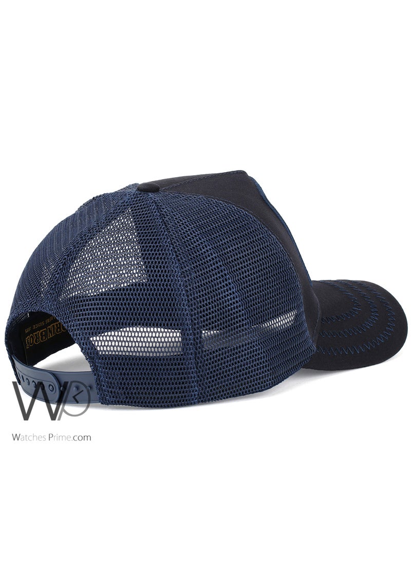 Goorin Bros Goorin Bros Lone Wolf Trucker Mesh Cap Navy Blue Color Cotton Hat For Men  - Image 2