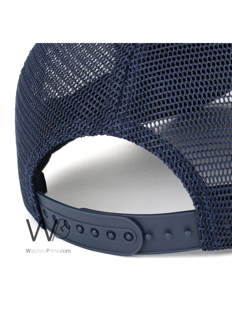 Goorin Bros Goorin Bros Lone Wolf Trucker Mesh Cap Navy Blue Color Cotton Hat For Men  - Image 3