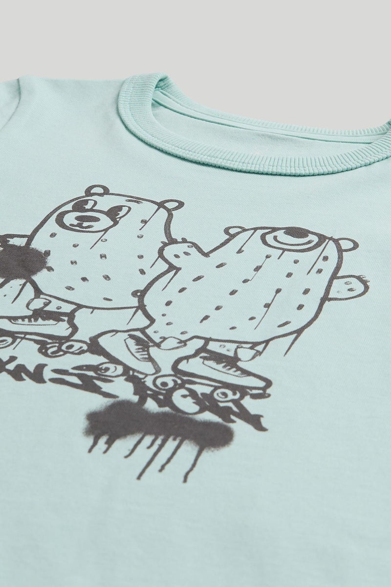 mothercare 3 Pack Graffiti Bear Pyjamas - Image 2