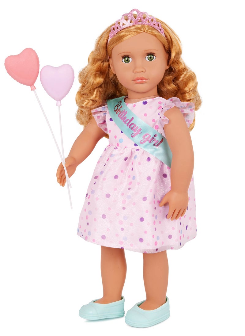 Our Generation - Esme 18-Inch Fashion Doll Birthday Celebration Fun And Interactive Dress-Up Soft Body With Movable Limbs, Fabric Clothing Age 3 Years And Up - Image 1