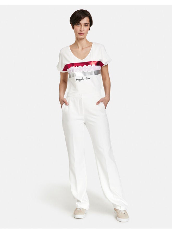 GERRY WEBER Classic trousers with pressed pleats  - Image 1