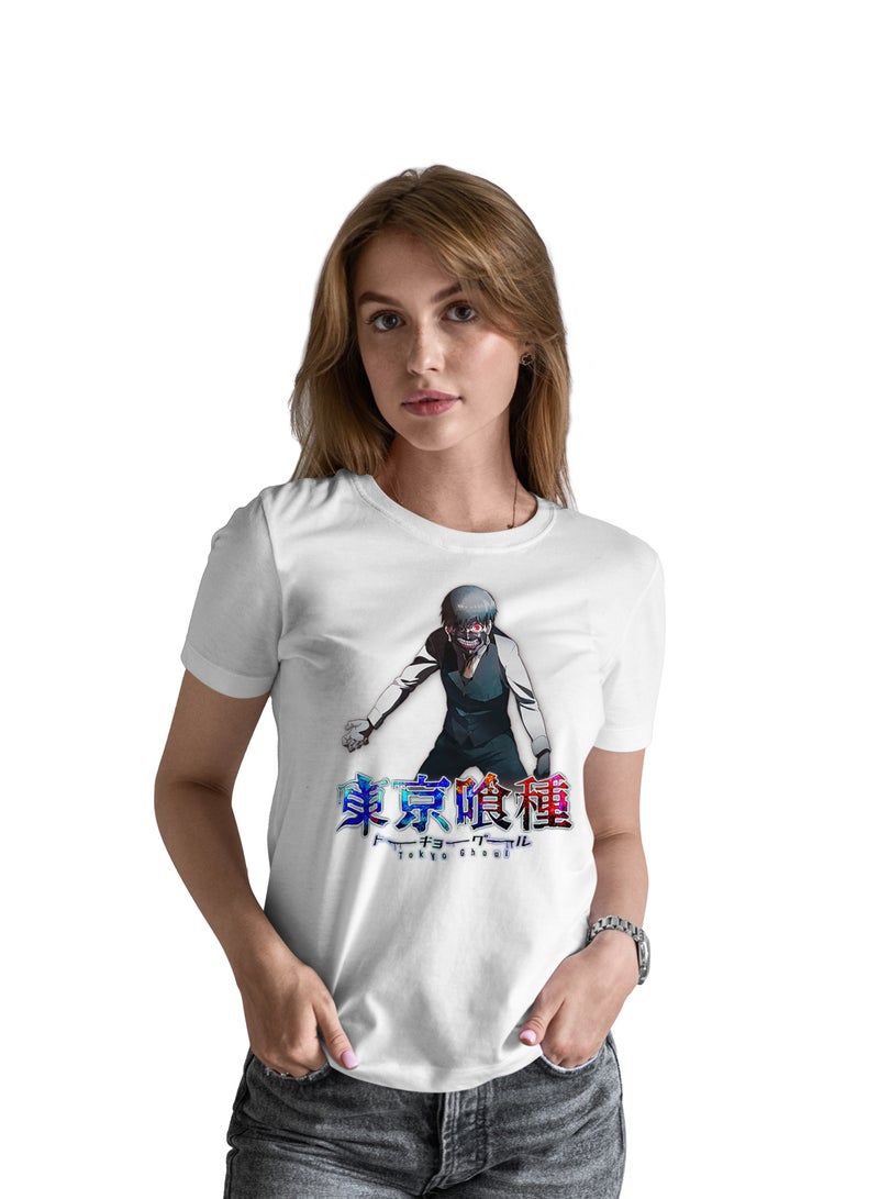 Fashion World Cotton T-shirt Printed with High-quality Anime Tokyo Ghoul - Image 1