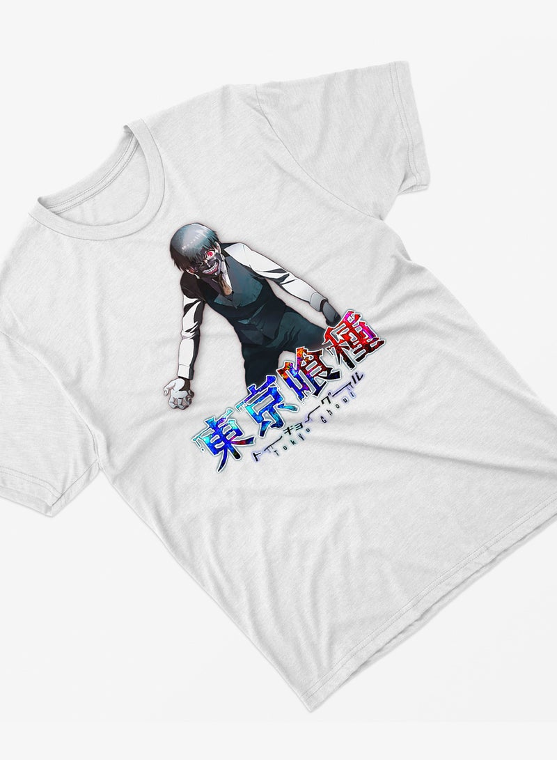 Fashion World Cotton T-shirt Printed with High-quality Anime Tokyo Ghoul - Image 2
