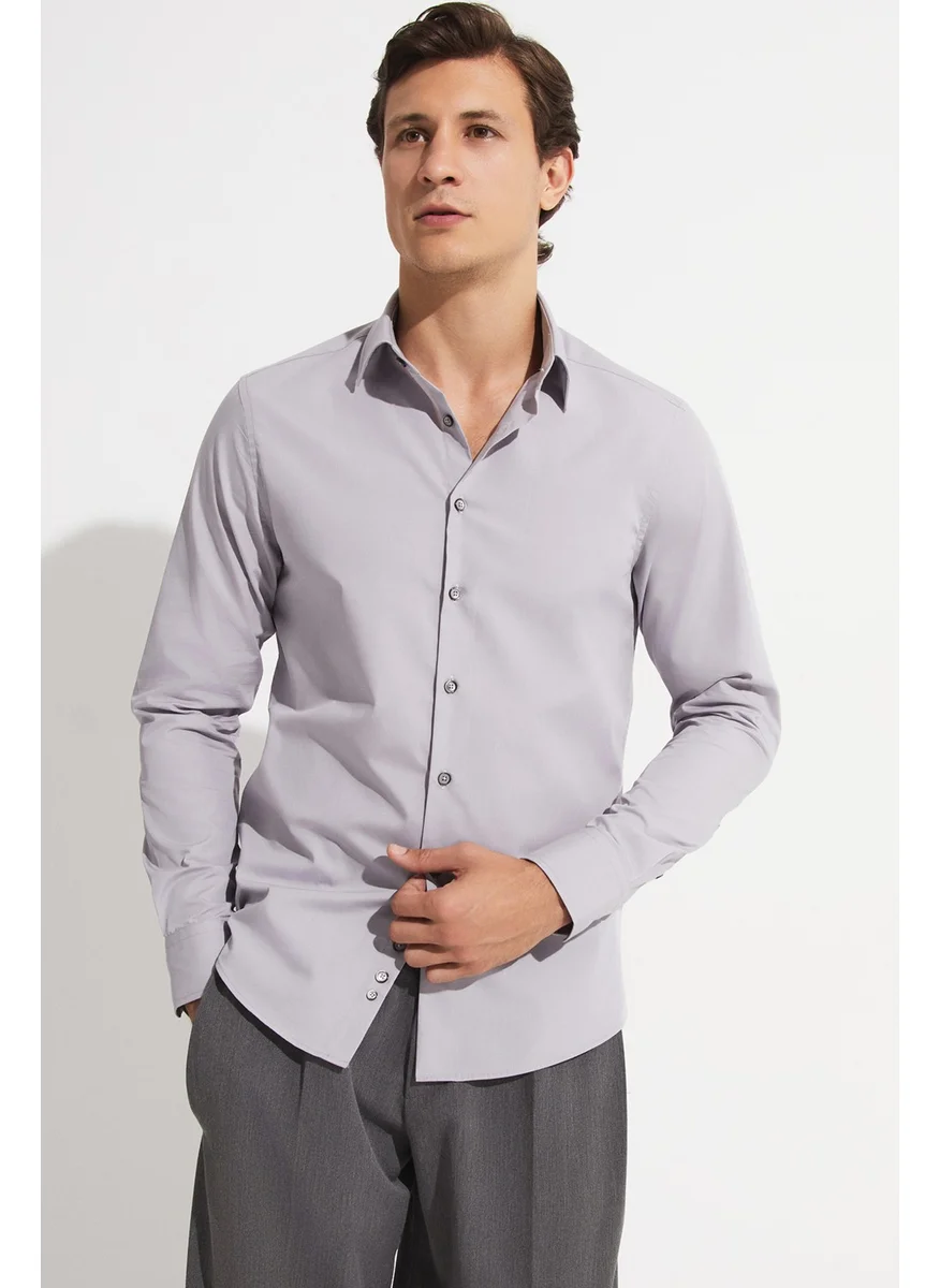 JUNE Exclusive Men's Slim Fit Long Sleeve Shirt