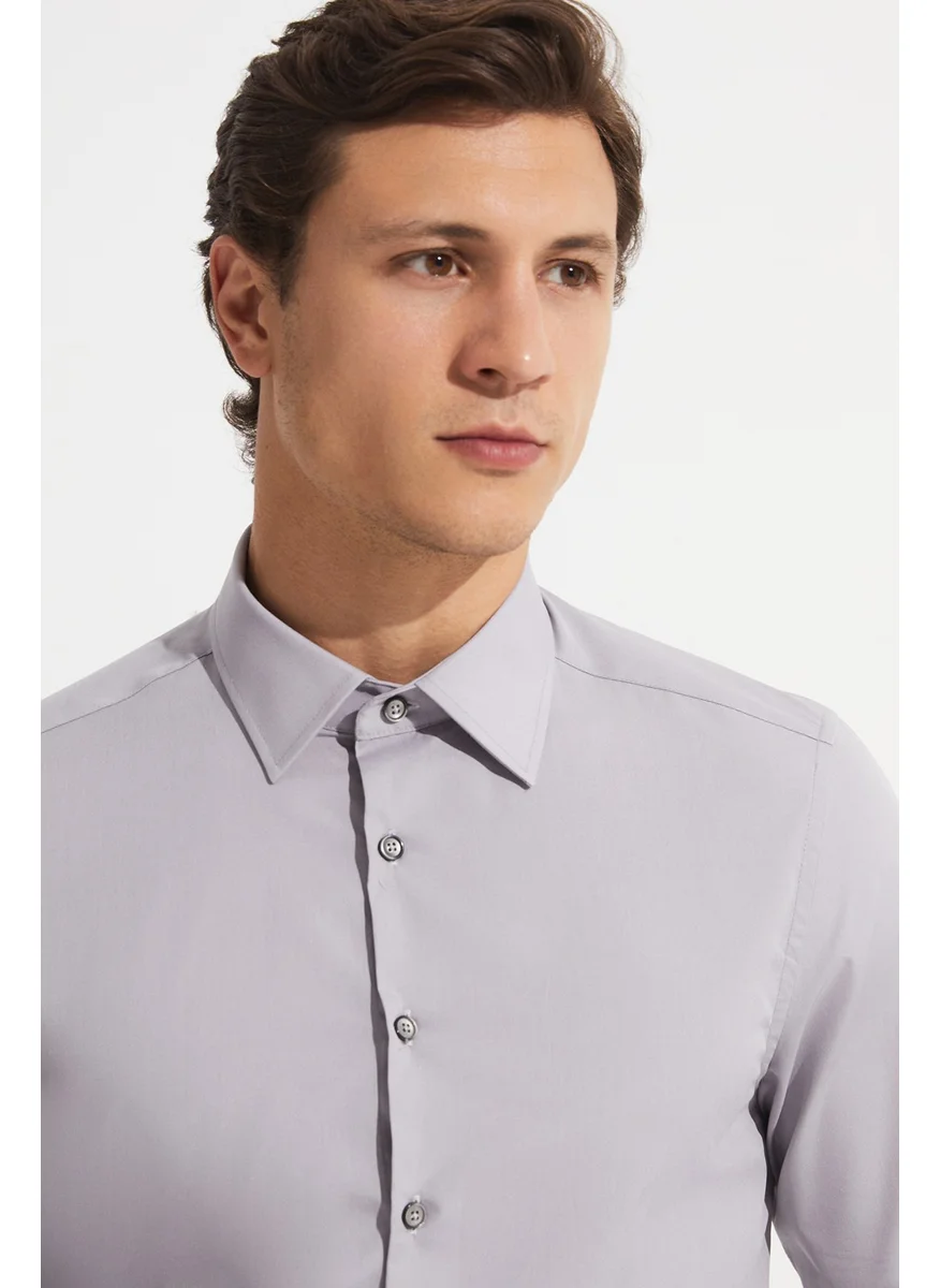 JUNE Exclusive Men's Slim Fit Long Sleeve Shirt