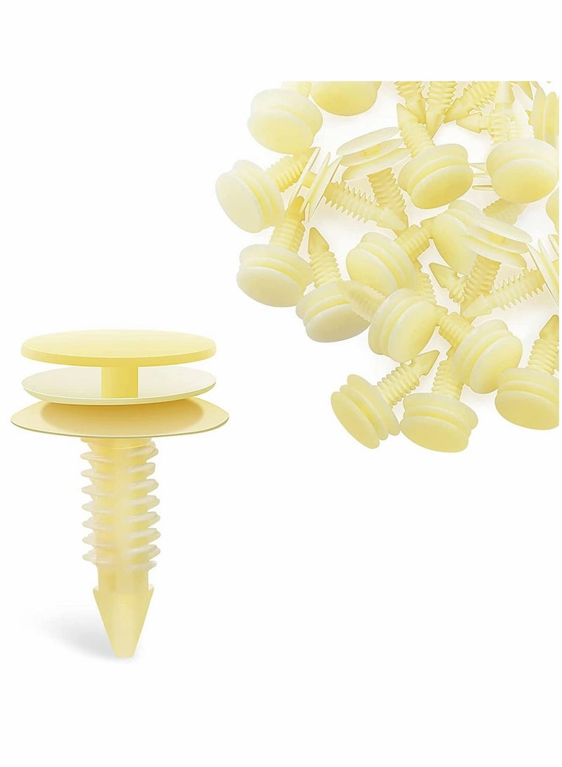 Excefore Door Trim Panel Clips Car Retainers Clips, GM Front Door Trim Panel Retainers Clip Automotive Body Parts Replacement for GM 10153057 Chevy Buick GMC Jimmy Pontiac Grand Prix 8mm Hole( 50Pcs ) - Image 1