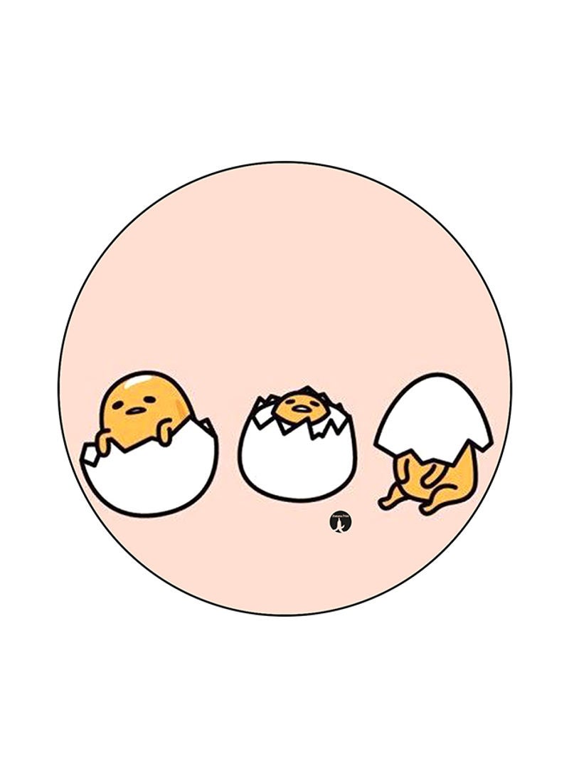 Gudetama Round Mouse Pad Multicolour