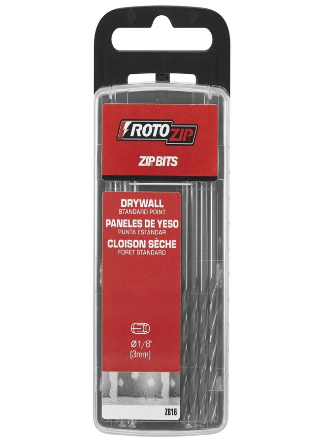 RotoZip ZB16 1/8-Inch Standard Point Drywall Cutting Zip Bit, 16-Pack - Image 1