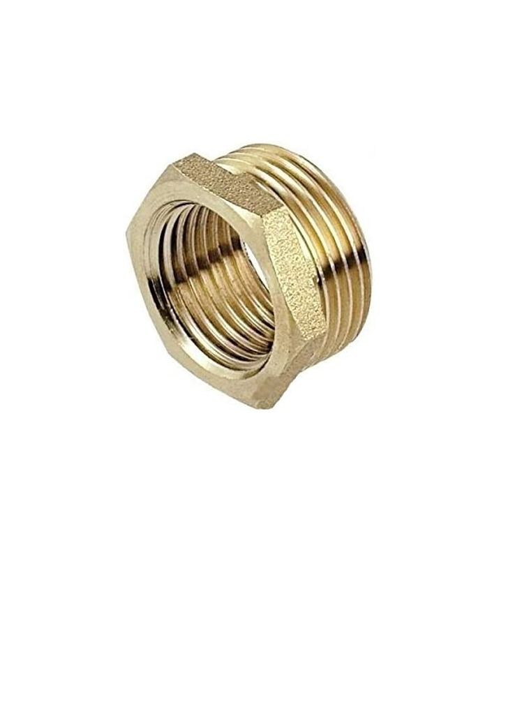 Brass Reducer Bush 1 X 1/2 - Image 3