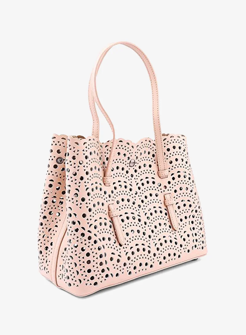 Cuple Nude Women’s Woven Tote Bag Set for Women | Best Price UAE