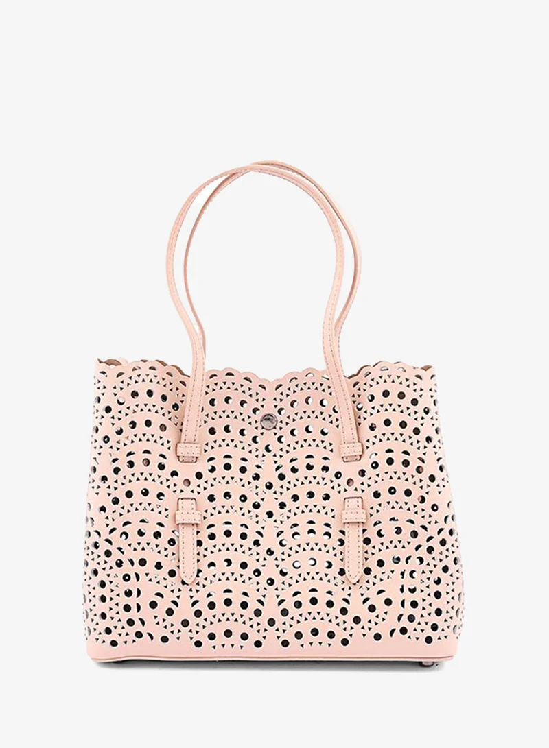 Cuple Women’s Woven Tote Bag Set