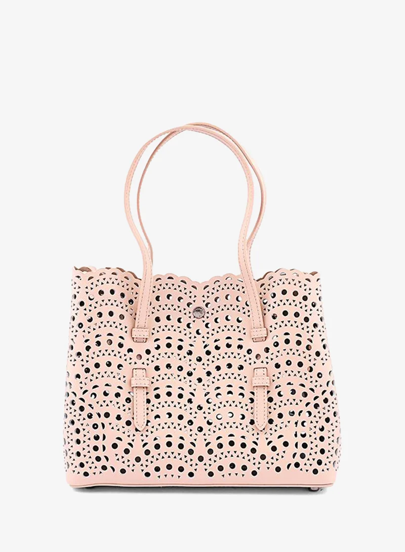 Cuple Nude Women’s Woven Tote Bag Set for Women | Best Price UAE