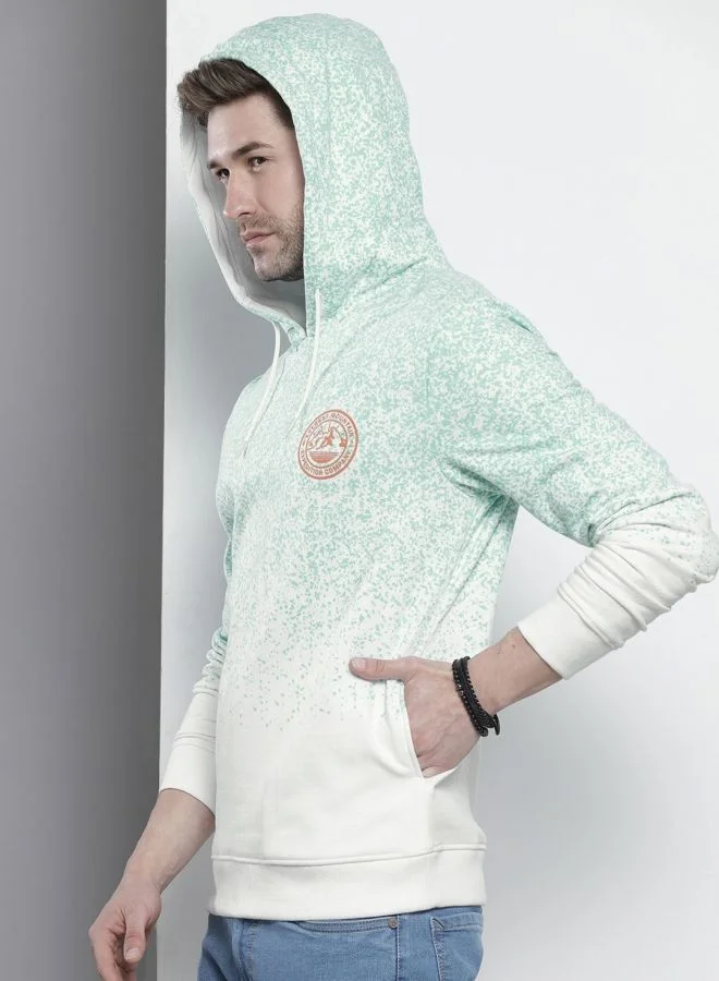 The Indian Garage Co  The Indian Garage Co Men Regular Fit Abstract Round Neck Full Sleeves Sweatshirt  | Best Price UAE