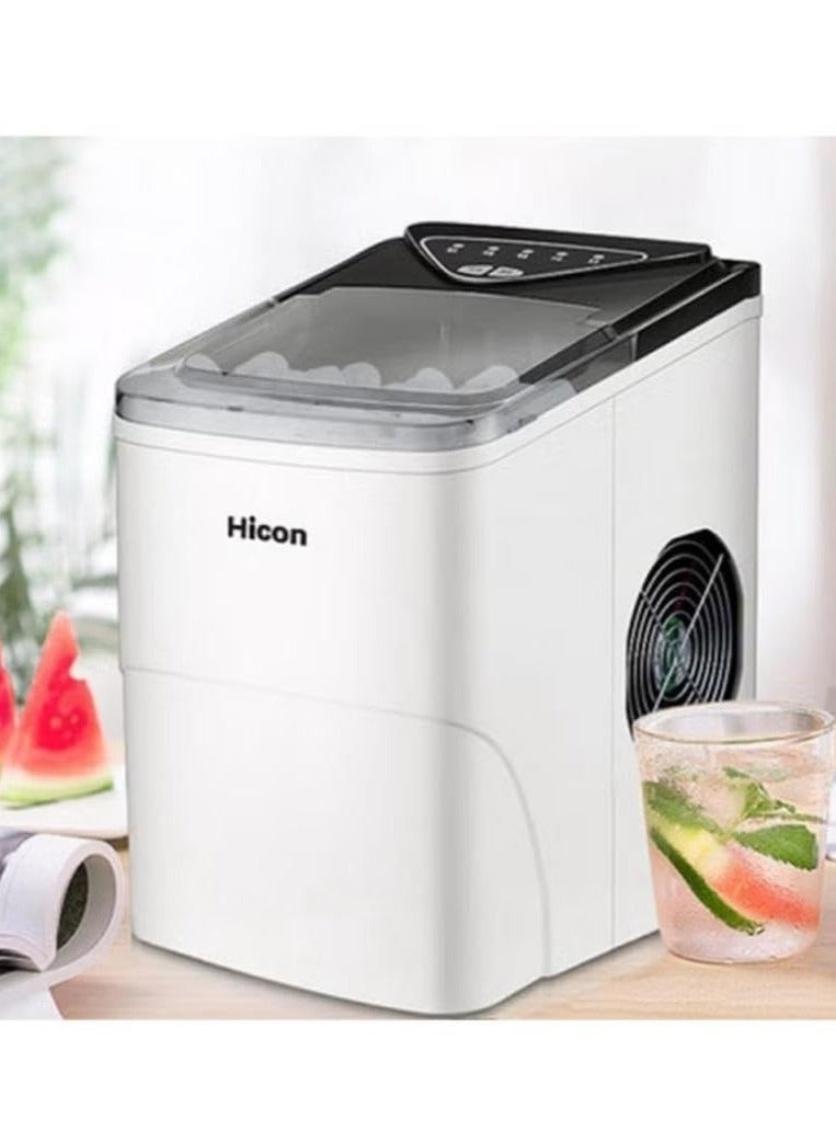 هايكون ماكينة صنع الثلج الذكية Hicon HZB-16AL بسعة 2 لتر - لون أبيض. - Image 3