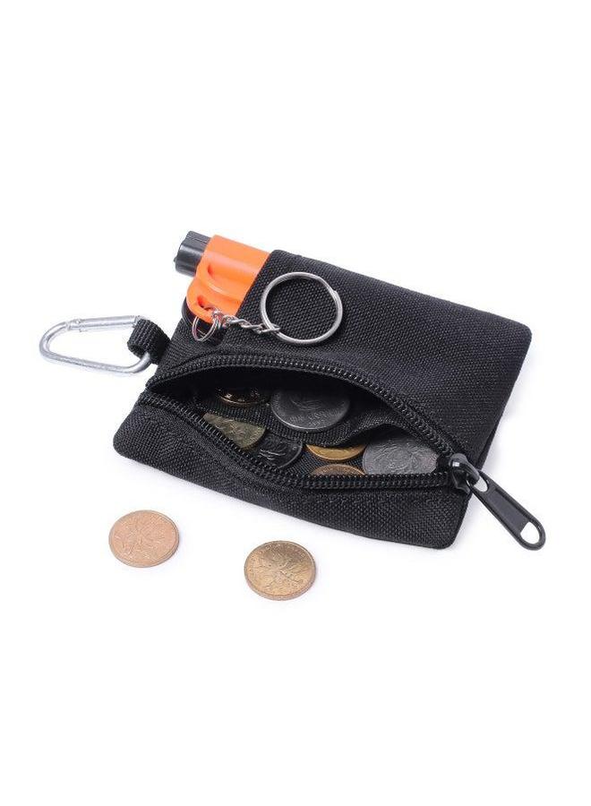 Generic Outdoor Mini Card Bag Multi Kinetic Bank Coin Collection Wallet-Color:Black-Capacity:Below 20L - Image 4