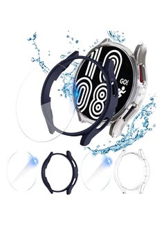 Samsung Galaxy Watch 5 Screen Protector 2Pack Blue Light Tempered Glass Screen Protector Plus 2Pack Pc Watch Cover Accessories Bumper 40Mm