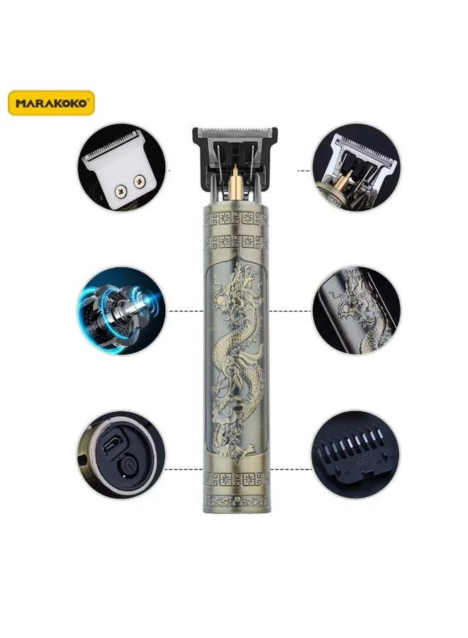 Marakoko shaving machine for men. Men's shaver with ultra-short teeth that doesn't hurt the scalp. Powerful hair trimmer for sensitive areas. Shaver for all hair types, whether soft or coarse. trimmer for men or women, suitable for both men & women. High-performancehair cutting machine. beard trimmer for men, elegant size and shape for beard grooming.  - Image 2