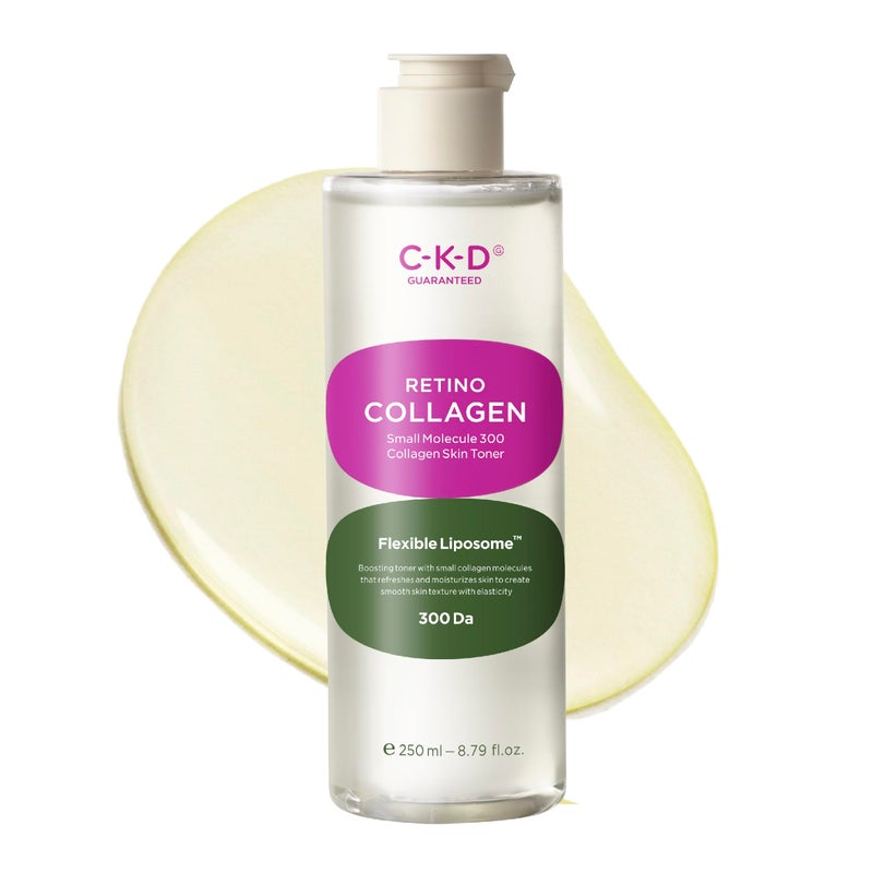 CKD Retino Collagen Skin Toner Gentle Daily Korean Toner for Hydrating and Smoothing and Skin Texture Improvement Suitable for Sensitive and Dry Skin Korean Skin Care 879 fl oz