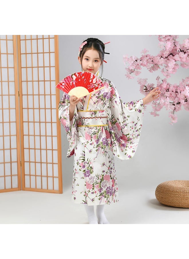 Al Aoyama - Al Aoyama japanese traditional dress kimono robe for kids girls costume - Image 1