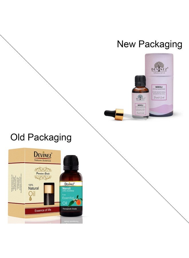 Devinez Neroli Essential Oil 100% Pure Natural & Undiluted 30Ml In Glass Bottle Relieve Cuts Wounds Scars Spots For Body Face Care Reduce Wrinkles Tension - Image 2