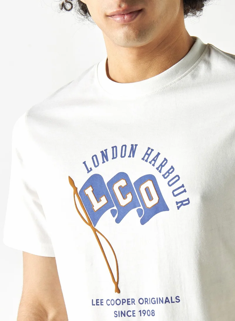 Lee Cooper Graphic Crew Neck T-Shirt