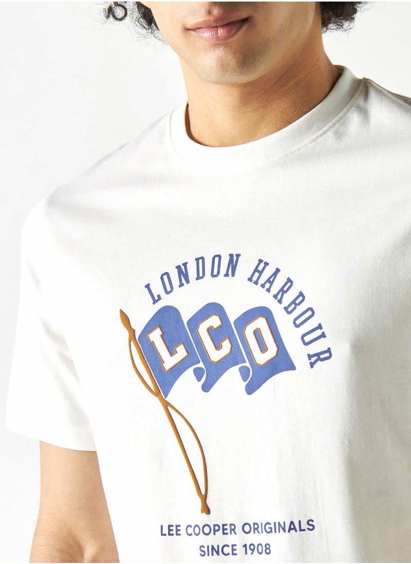 Lee Cooper - Graphic Crew Neck T-Shirt - Image 1