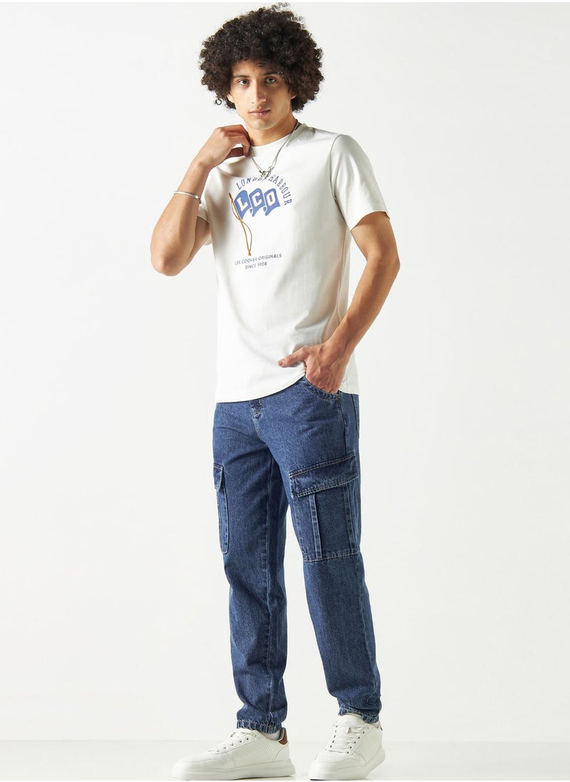 Lee Cooper - Graphic Crew Neck T-Shirt - Image 1