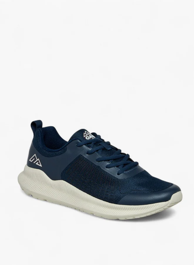 Oaklan by Shoexpress Panelled Lace-Up Sports Shoes