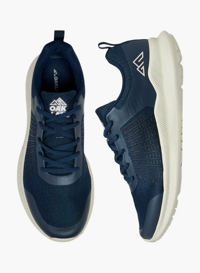 Oaklan by Shoexpress Panelled Lace-Up Sports Shoes
