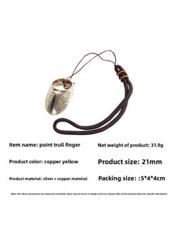 Bow And Arrow Wrench Traditional American Hunting Bow Brass Slope Type Finger Protection Competitive Recurve Bow Archery Thumb Hook String Mongolian Protector-Color:Point Wrench#21 Refundable If Not Satisfied
