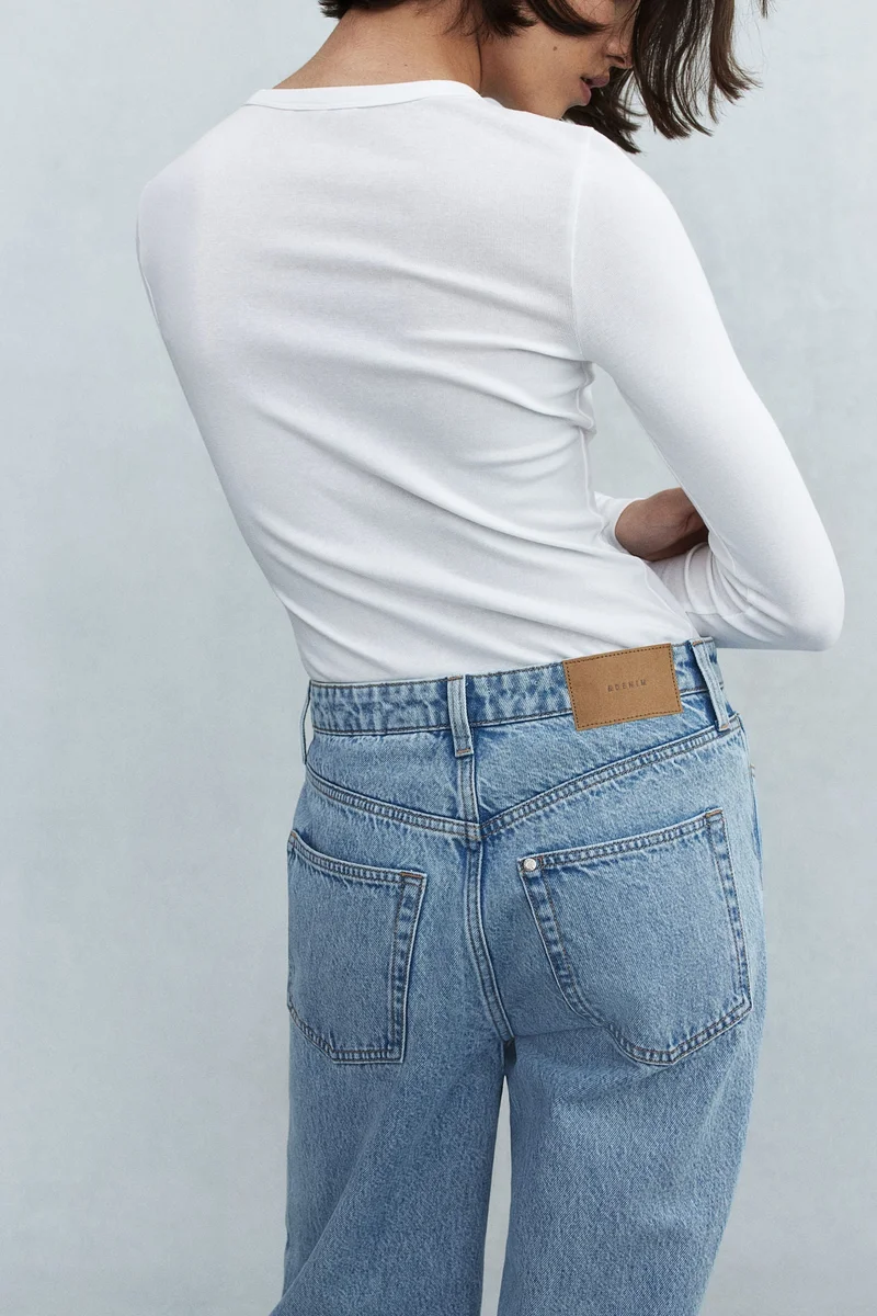 اتش اند ام Wide Ultra High Jeans