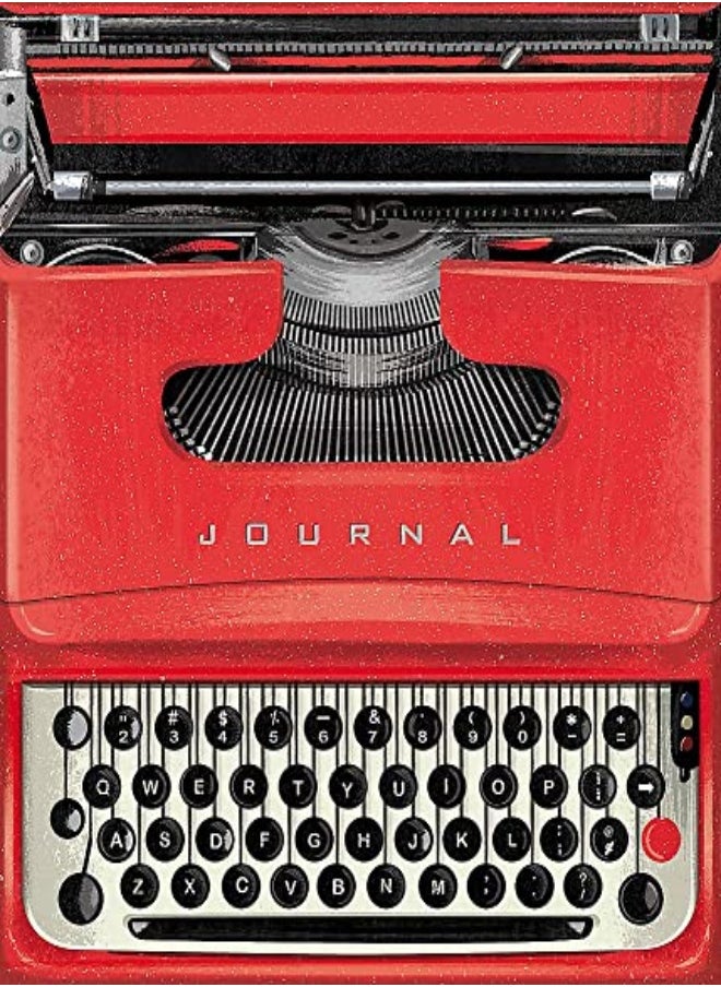 Vintage Typewriter Journal by Press, Running Hardcover 