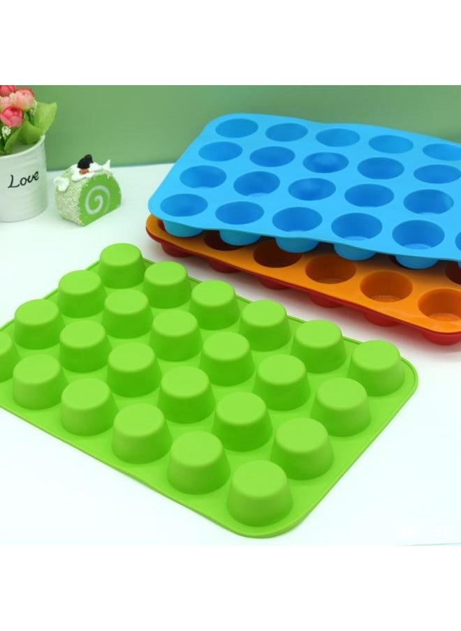 Cake Baking Tool Cup Silicone Mold Chocolate Biscuit Pudding Mold Aromatherapy Candle Diy Drop Mold-Color - Image 3