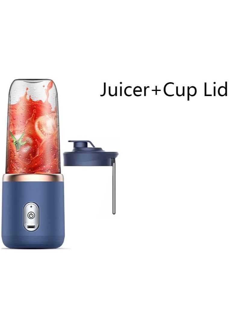 ELTRAZONE 6 Blades Portable Juicer Cup Juicer Fruit Juice Cup Automatic Small Electric Juicer Smoothie Blender Ice CrushCup Food Processor - Image 2