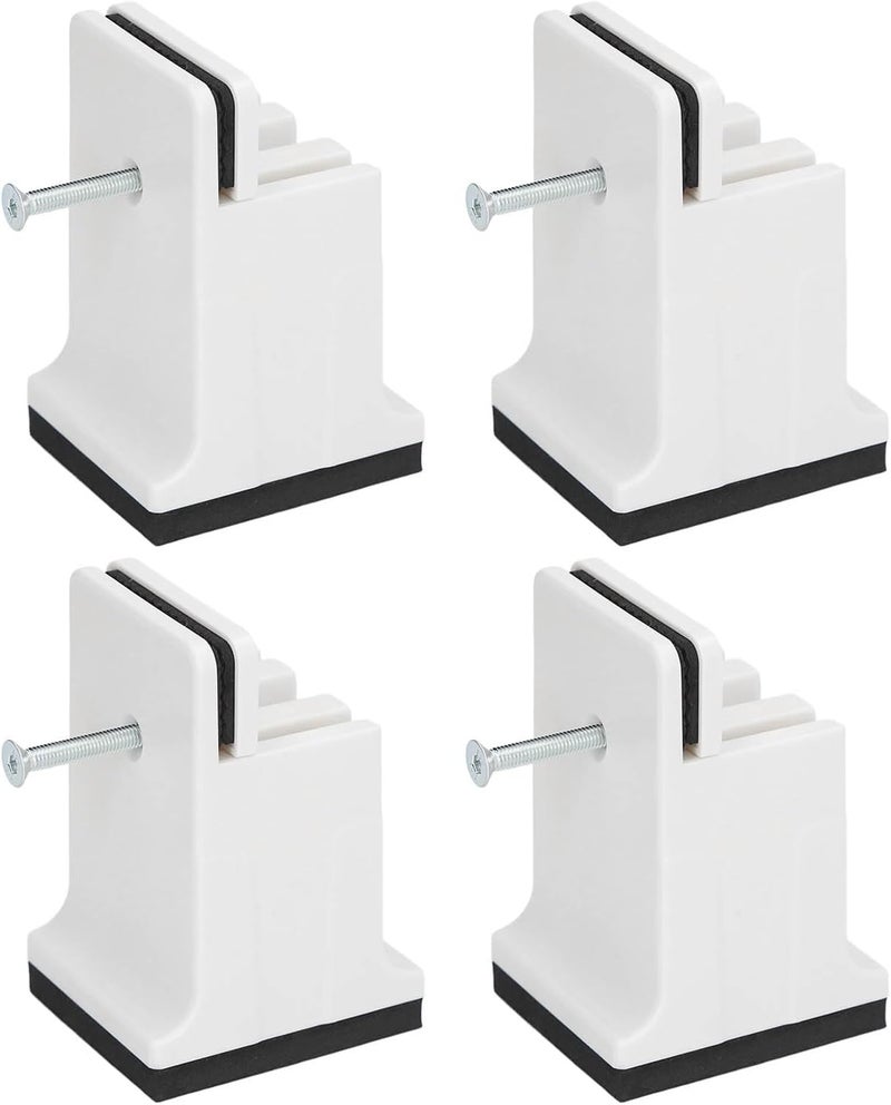Ergonomic build SUNGOOYUE Clamp Desk Table Riser Rubber Screw Clamp Bed Couch Risers White Adjustable Installation for Chairs Conference Tables and Bedstead 631 G Furniture Support (White) Global versatile design Big & small space compatible Flexible anti-break Cross part assemble fit Multi-goal comprehensive design In-Kingdom stored commodity Global mainstream design picks Updated modern design Domestic distribution ready Batch uniform stable quality Multiple design variants Reliable durability Natural material Full village delivery cover Occasional & permanent usable Freeze crack proof Odor free color Simple practical structure Durability enhanced Market popular practical build Multi-market varied design options Compact trendy practical build Rack sorted local inventory Long term storage compatible - Image 1